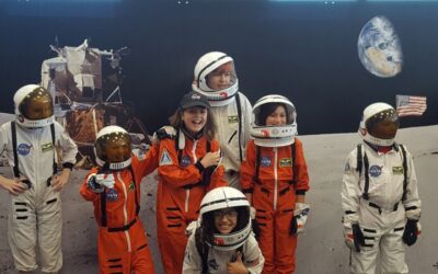 Students visit the Museum of Space History