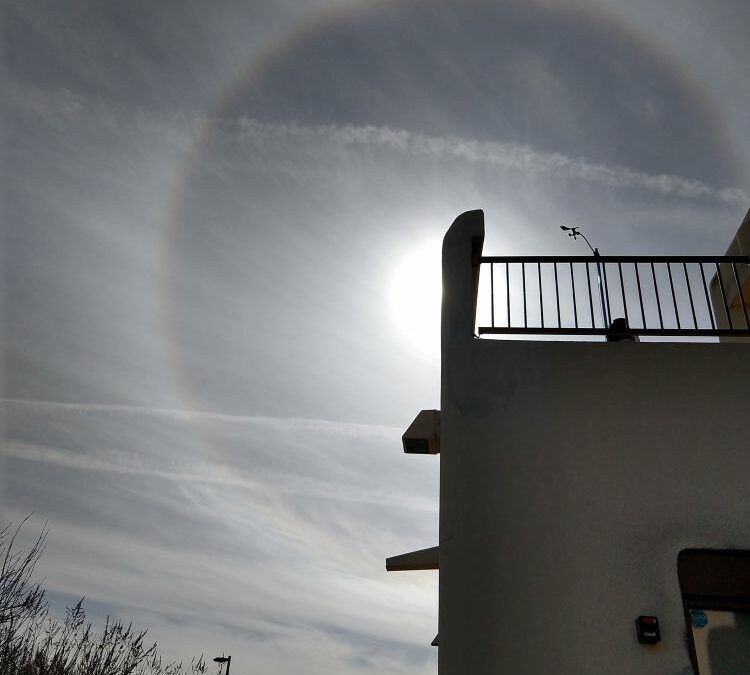 The 22 degree halo around  the Sun