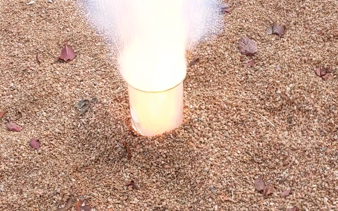 Sodium in water experiment -finale