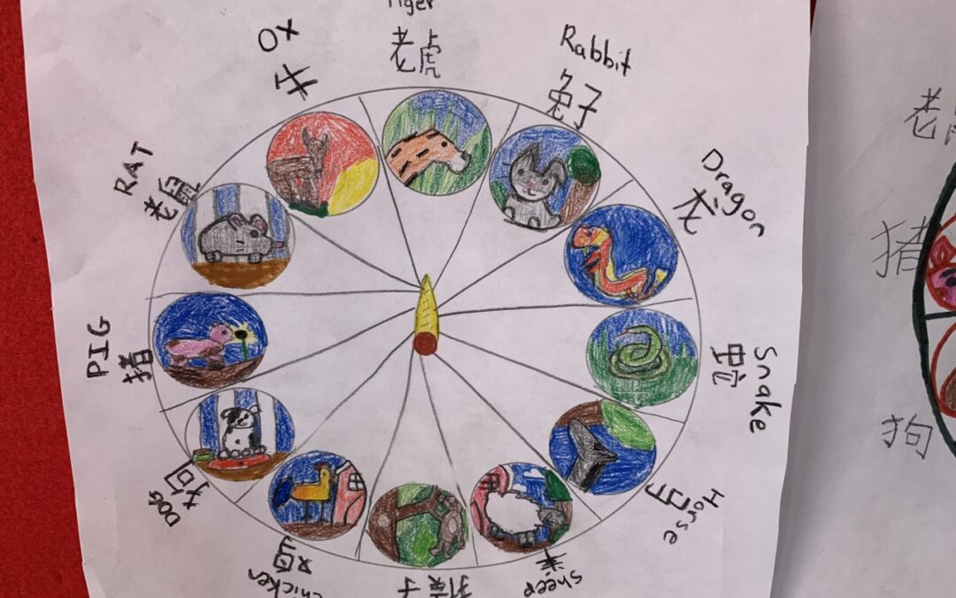 Student art in Chinese